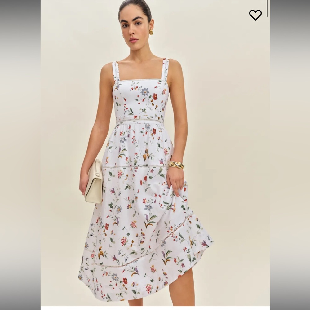 Reformation Everett Linen Dress
